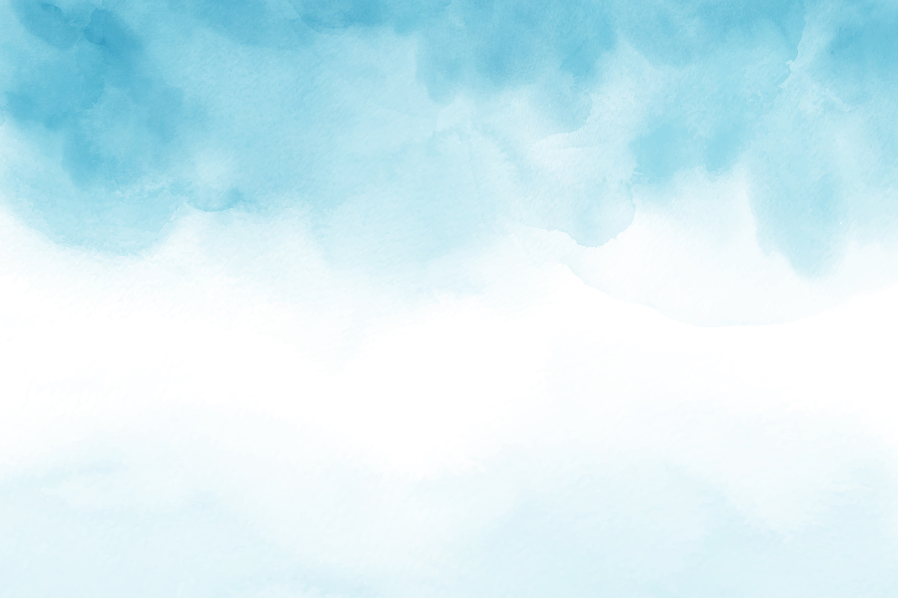 Blue Sky Gradient Watercolor
