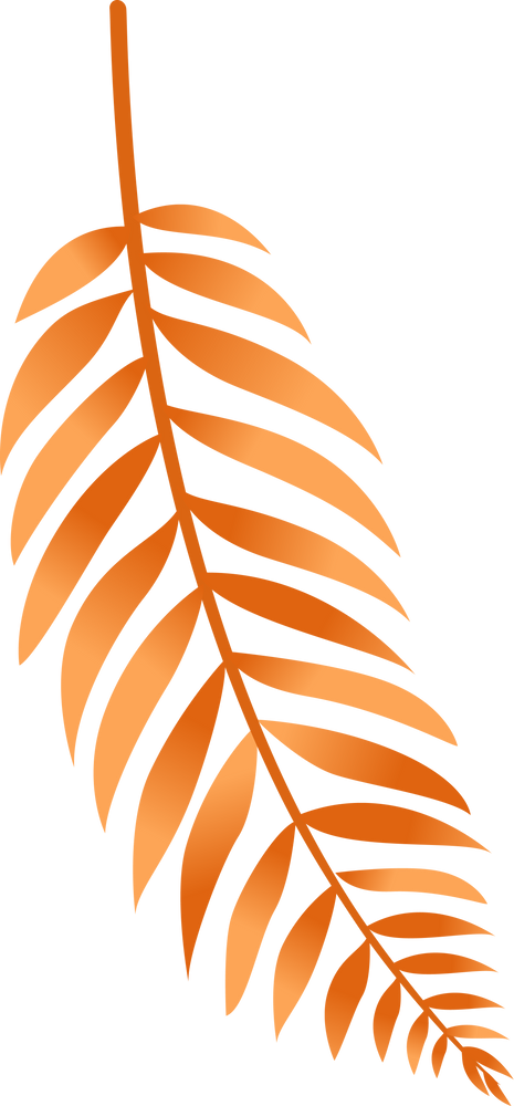 Autumn Leaf for Thanksgiving Decorative Element